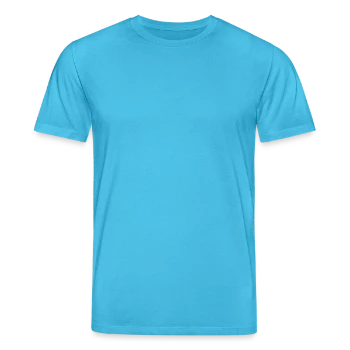 T-shirt bio CREATOR Stanley/Stella Unisexe - bleu aqua - Devant - Alina (178cm) & Michal (187cm)