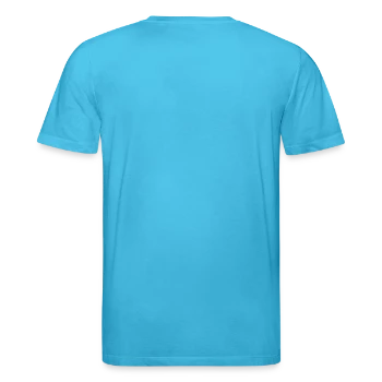 Stanley/Stella Unisex Bio-T-Shirt CREATOR  - Aquablau - Hinten - Michal (187cm)