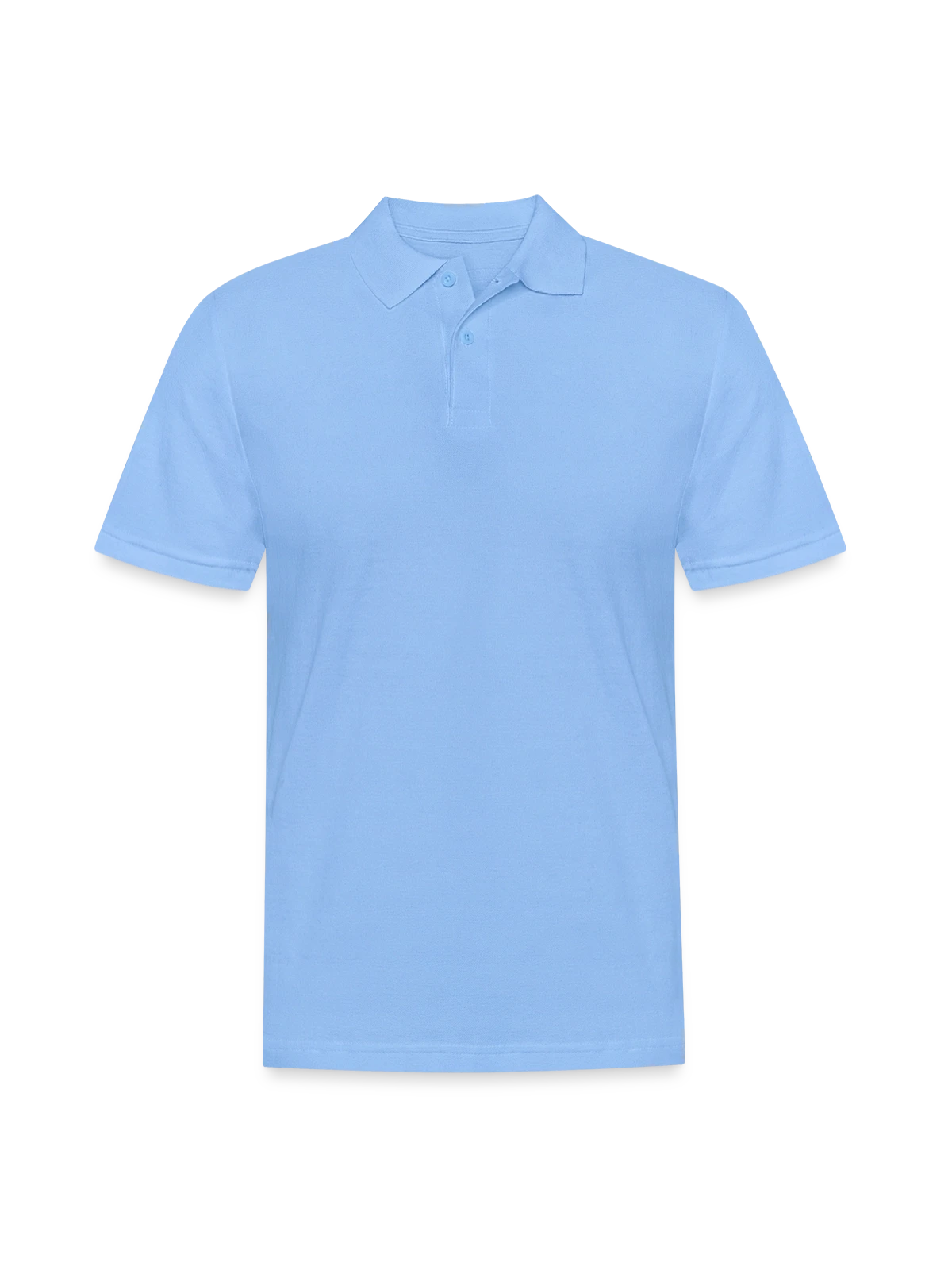 Men's Polo Shirt - sky blue - Front