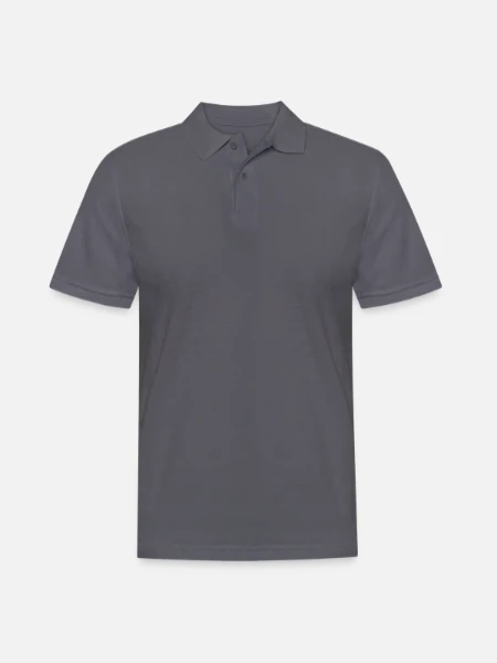 Polo Homme - charbon - Devant