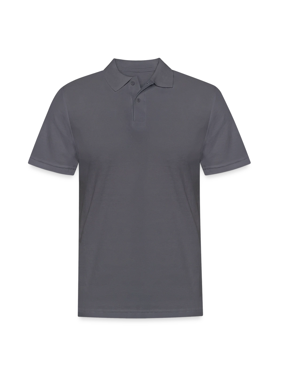 Men's Polo Shirt - charcoal grey - Front