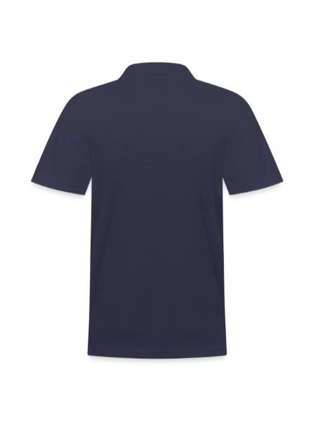 Men's Polo Shirt - navy - Back