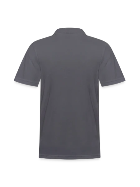 Men's Polo Shirt - charcoal grey - Back