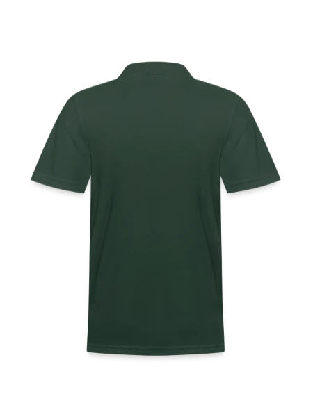 Men's Polo Shirt - forest green - Back