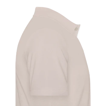 Männer Poloshirt - Beige - Rechts