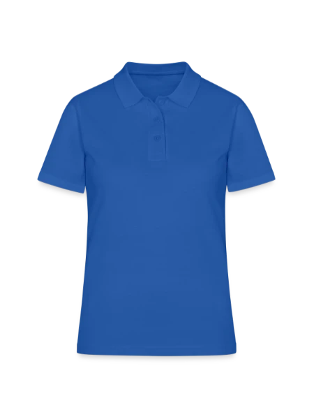 Frauen Polo Shirt - Royalblau - Vorne