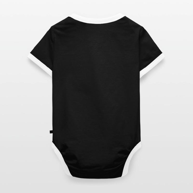 Baby Bio-Kurzarm-Kontrastbody