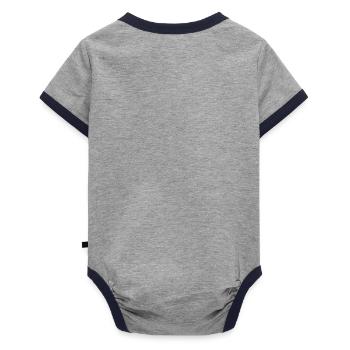 Baby Bio-Kurzarm-Kontrastbody