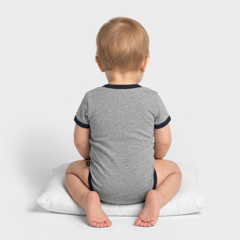 Organic Baby Contrasting Bodysuit