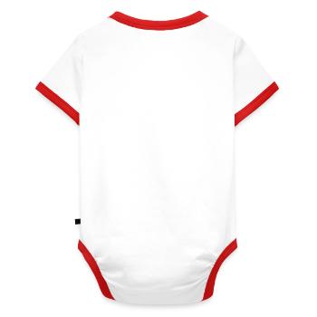 Baby Bio-Kurzarm-Kontrastbody