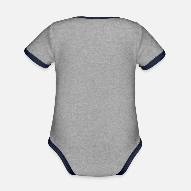 Baby Bio-Kurzarm-Kontrastbody