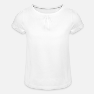Mädchen-T-Shirt mit Raffungen