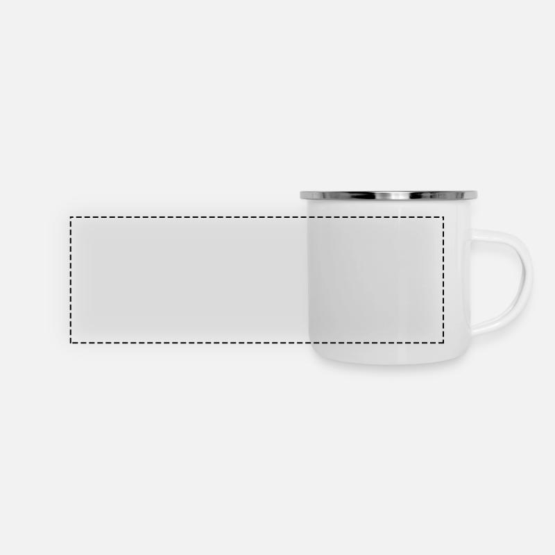 Taza panorámica esmaltada