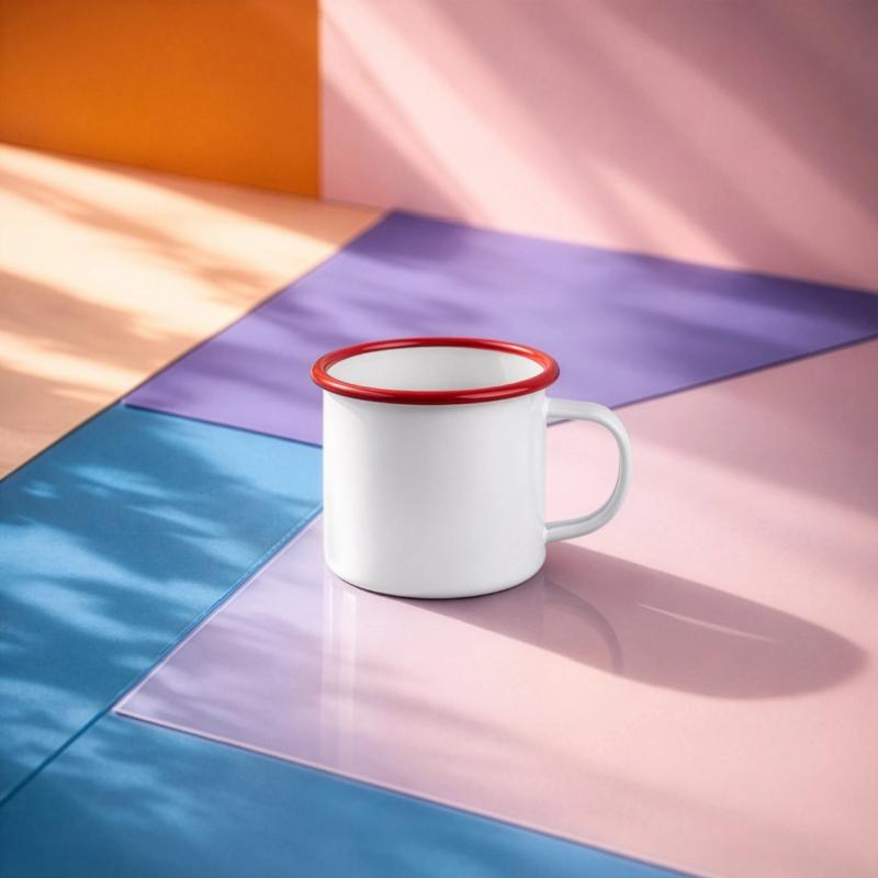 Mug panoramique émaillé