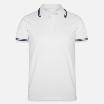 Polo con ribete para hombre