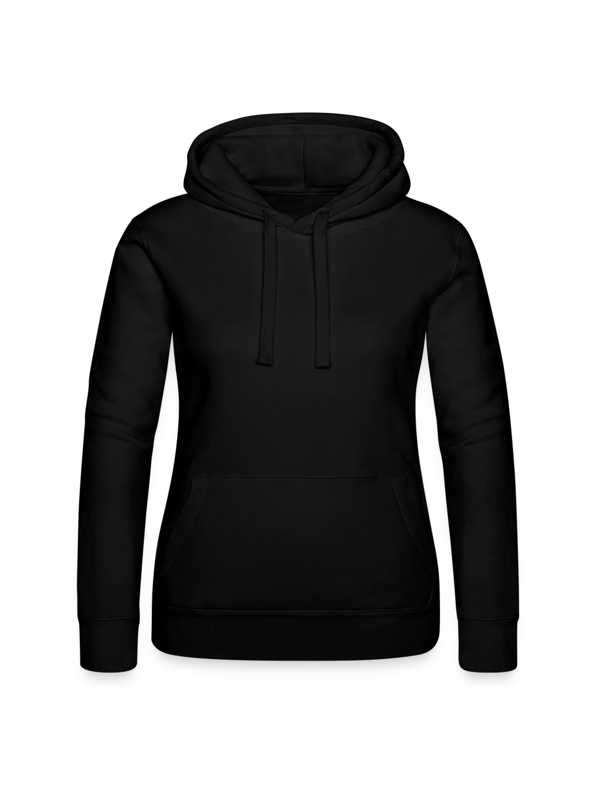 Women’s Hooded Sweater by Russell - black - Front