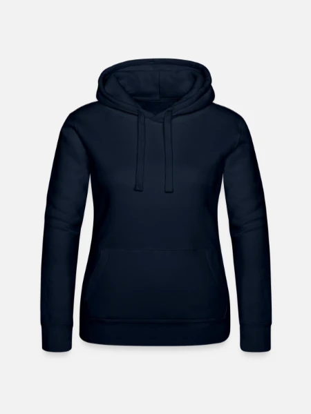 Sweat à capuche Russell Femme - marine - Devant