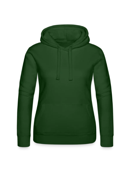 Frauen Kapuzen Sweater von Russell - Flaschengrün - Vorne
