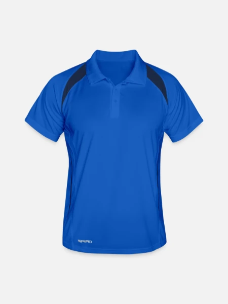 Men's Polo breathable - royal/navy - Front