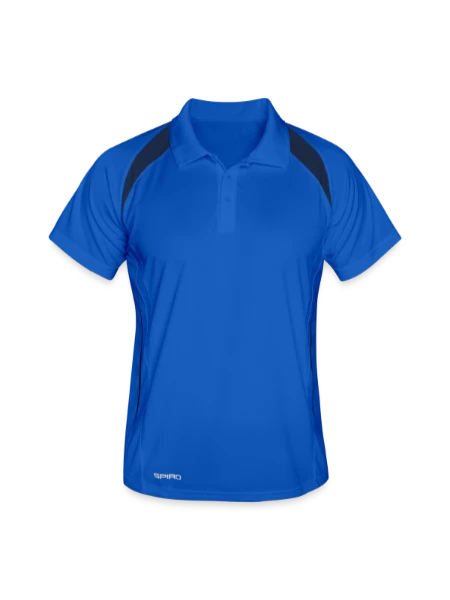 Men's Polo breathable - royal/navy - Front
