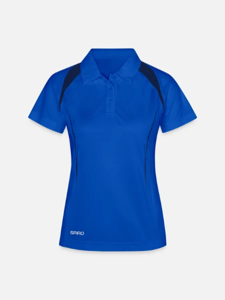 Women's Polo breathable - royal/navy - Front
