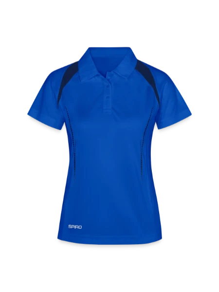 Women's Polo breathable - royal/navy - Front