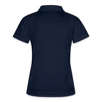 Polo respirant Femme - marine/blanc - Dos