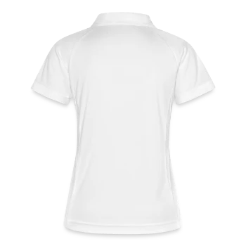 Polo respirant Femme - blanc/marine - Dos