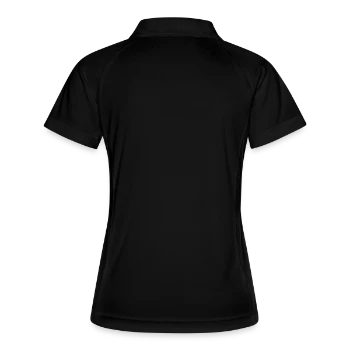Polo respirant Femme - noir/blanc - Dos