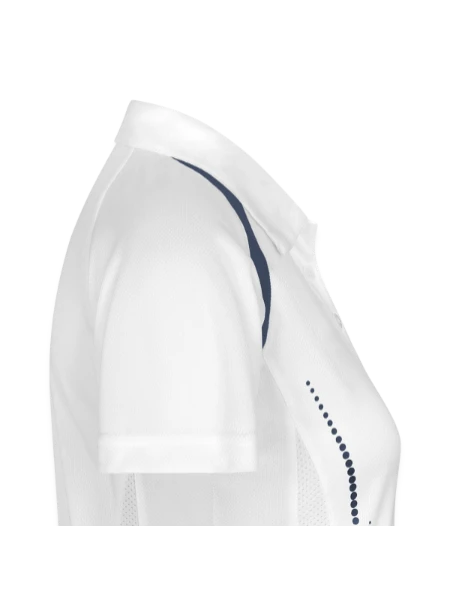 Women's Polo breathable - white/navy - Right