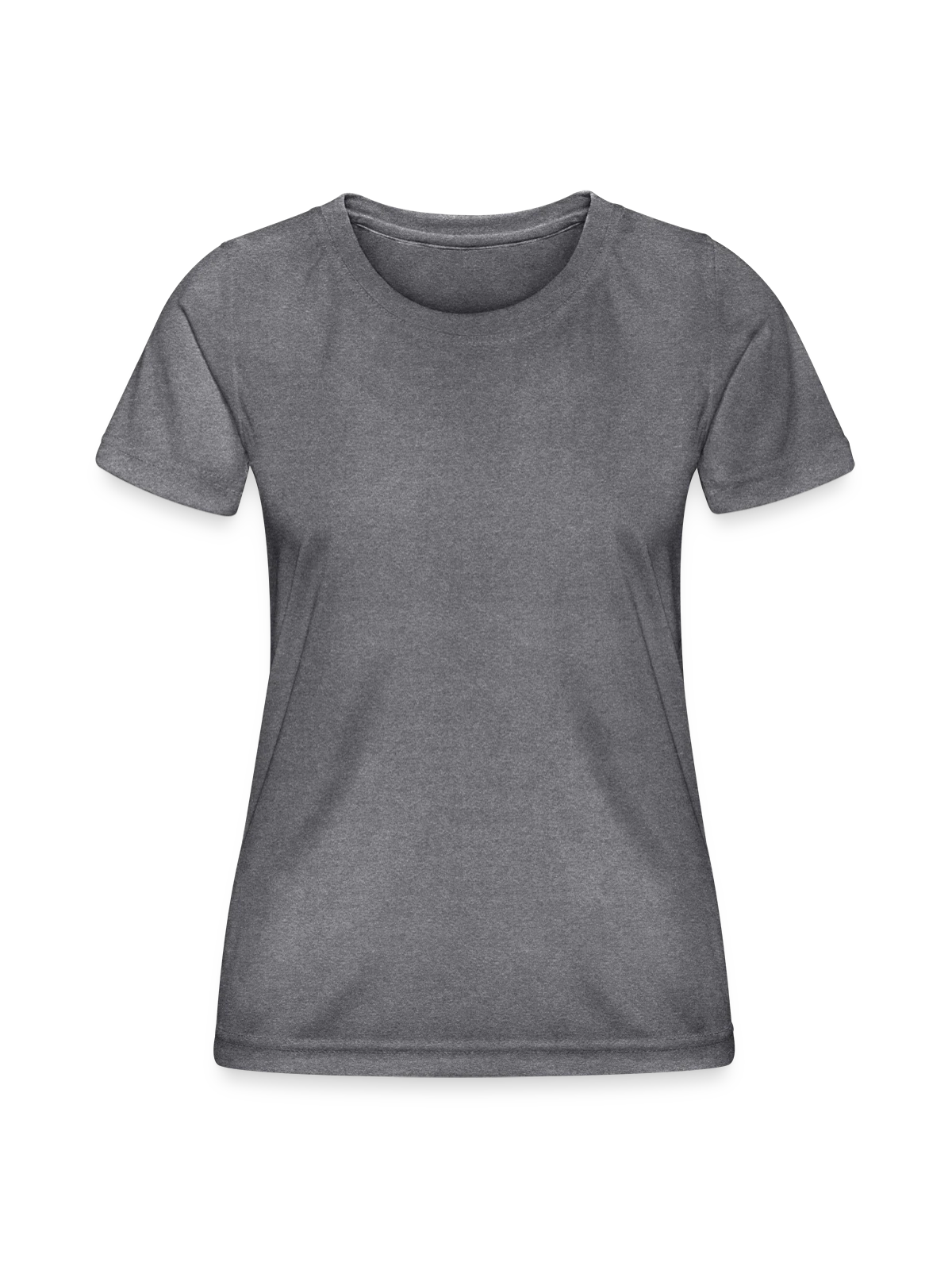 Women's Functional T-Shirt - dark melange  - Front