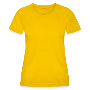 Women's Functional T-Shirt - egg yellow - Front - AI Model Female 172 dark (172cm)