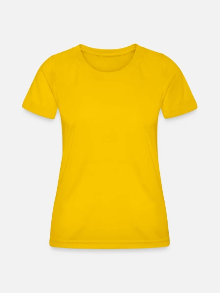 Women's Functional T-Shirt - egg yellow - Front