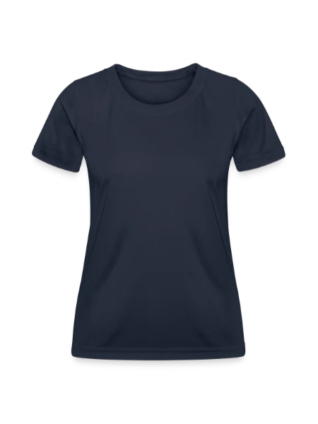 Women's Functional T-Shirt - navy - Front