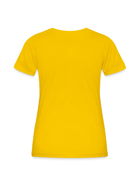 Women's Functional T-Shirt - egg yellow - Back
