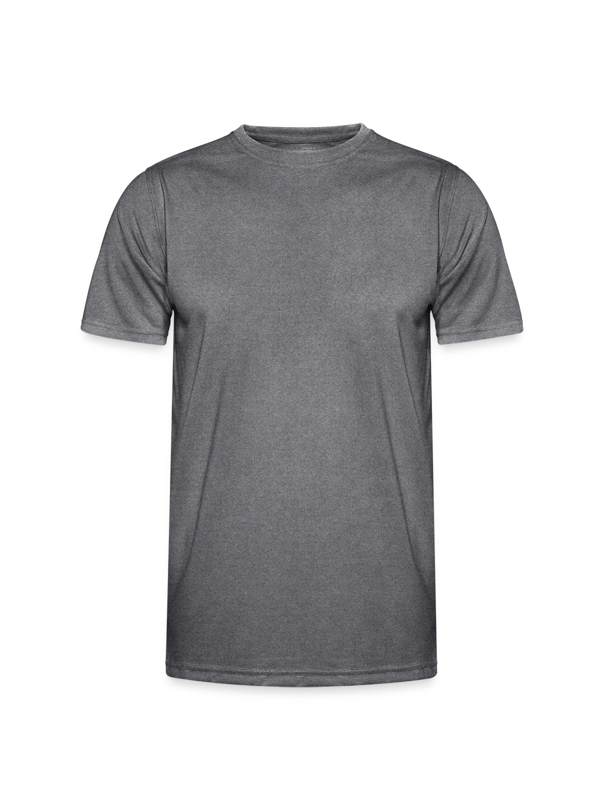 Men's Functional T-Shirt - dark melange  - Front