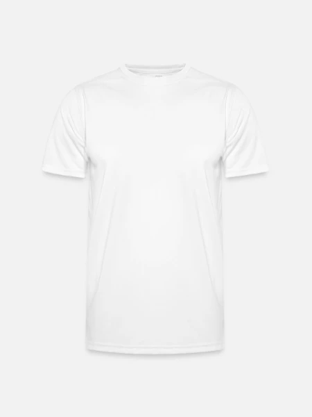 Men's Functional T-Shirt - white - Front