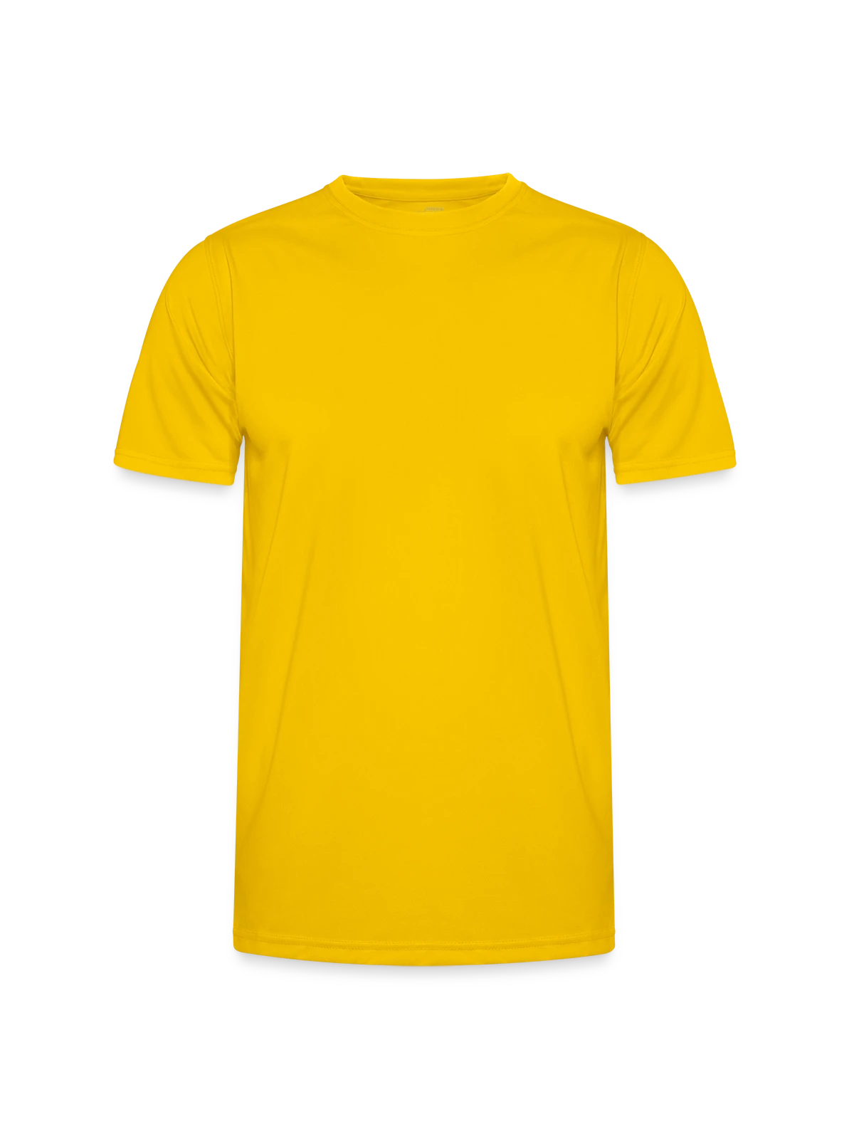 Men's Functional T-Shirt - egg yellow - Front
