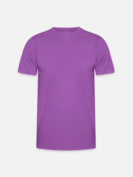 Men's Functional T-Shirt - purple - Front