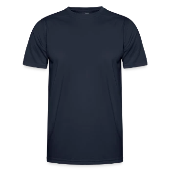 Men's Functional T-Shirt - navy - Front - AI Model Male 178 dark (178cm)