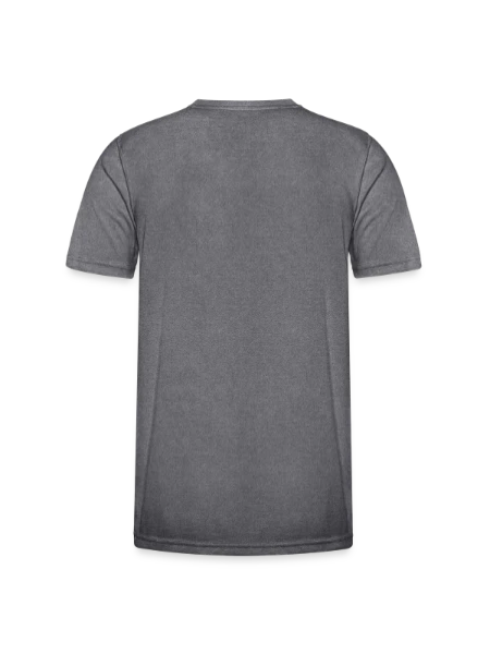 Men's Functional T-Shirt - dark melange  - Back