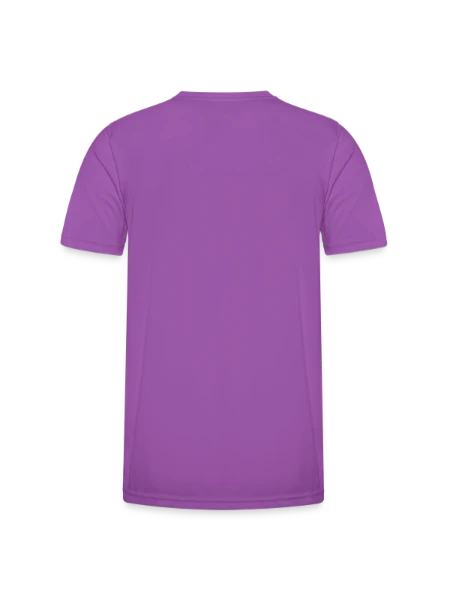 Men's Functional T-Shirt - purple - Back
