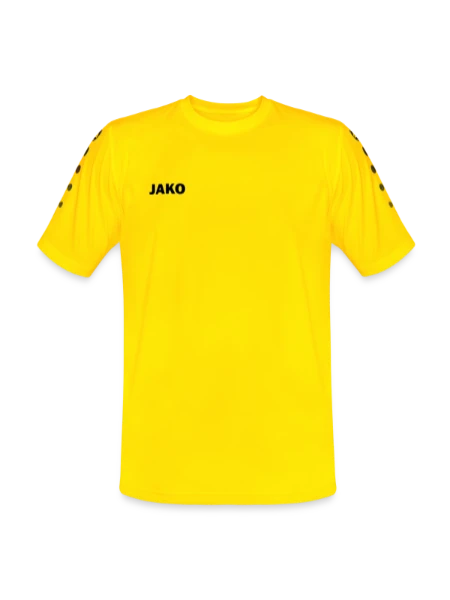 Maillot manches courtes JAKO - jaune - Devant