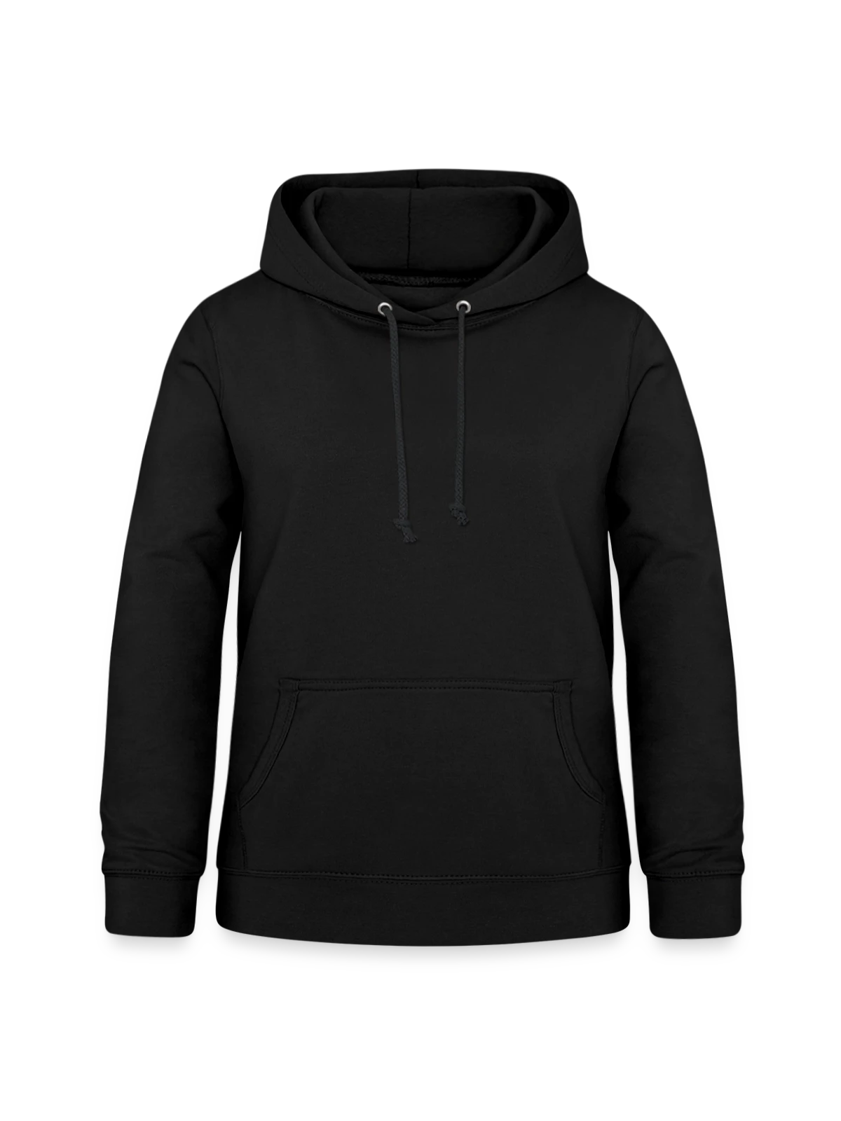 Women's Hoodie - black - Front