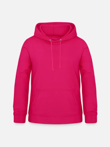 Sweat à capuche Femme - rubis - Devant