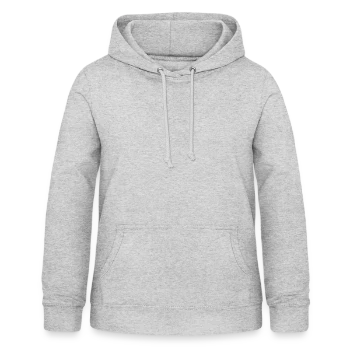 Women's Hoodie - light heather grey - Front - AI Model Female 172 light (172cm)