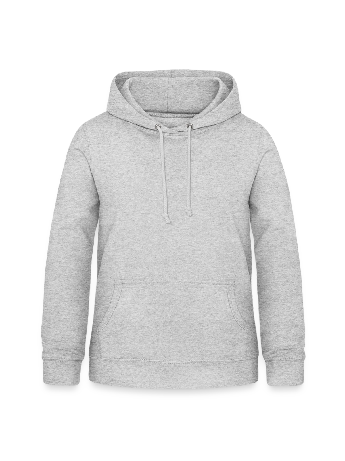 Women's Hoodie - light heather grey - Front