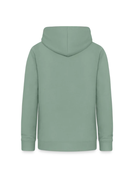 Women's Hoodie - steel green - Back