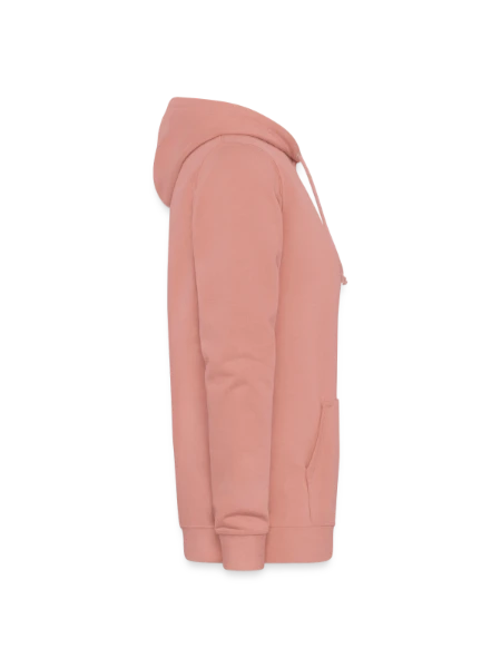 Sweat à capuche Femme - rose poudré - Droite