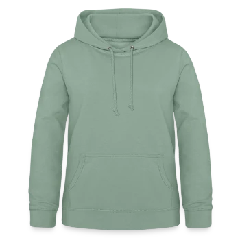 Sweat à capuche Femme - vert-de-gris
